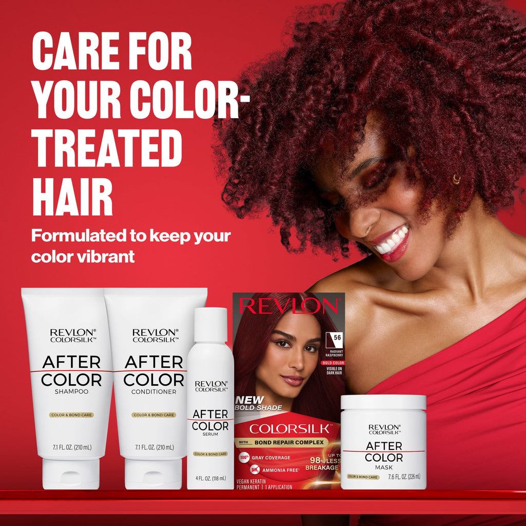Revlon ColorSilk Permanent Hair Color, Bond Repair Complex, 34 Deep Burgundy, 1 pack