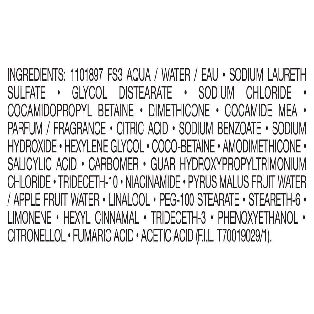 Garnier Fructis Grow Strong Fortifying Shampoo Ceramide and Apple Extract All Hair Types 12.5 fl oz
