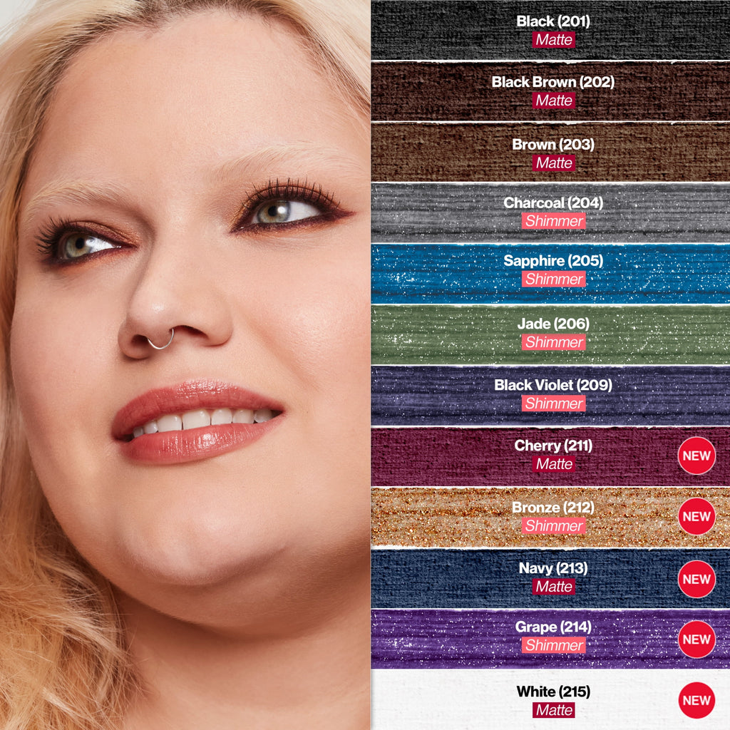 Revlon ColorStay Waterproof Eyeliner Pencil, Built-In Sharpener, 209 Black Violet, 0.01 oz