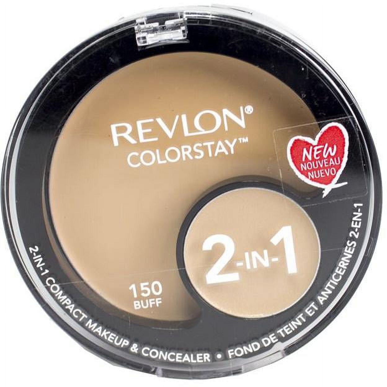 Revlon Colorstay 2-in-1 Compact Makeup and Concealer, Caramel 400