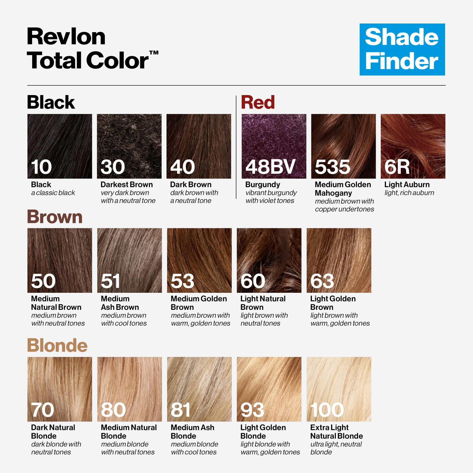 Revlon Total Color Permanent Hair Color, Clean and Vegan, 100% Gray Coverage Hair Dye, 63 Light Golden Brown, 5.94 fl oz
