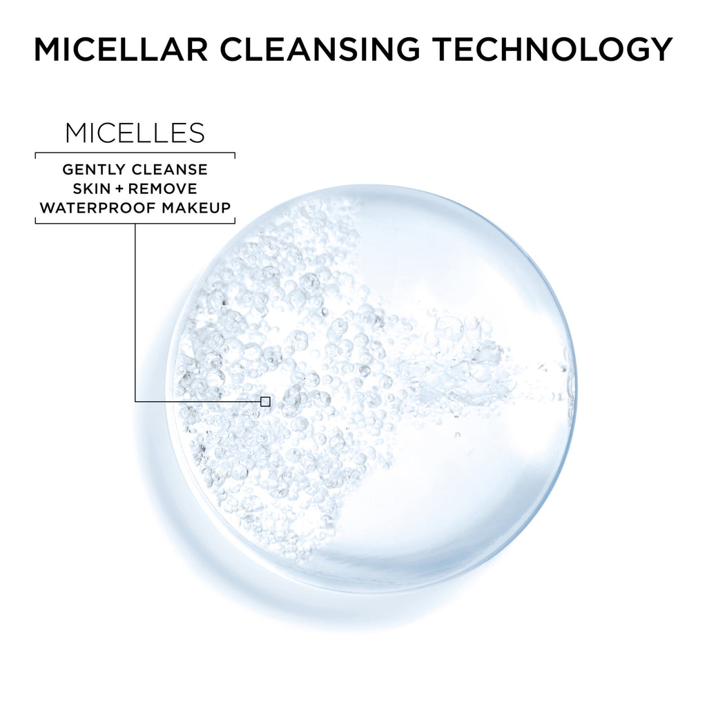 Garnier SkinActive Micellar Cleansing Water All in 1 Waterproof Makeup Remover, Face Cleanser, 3.4 fl oz
