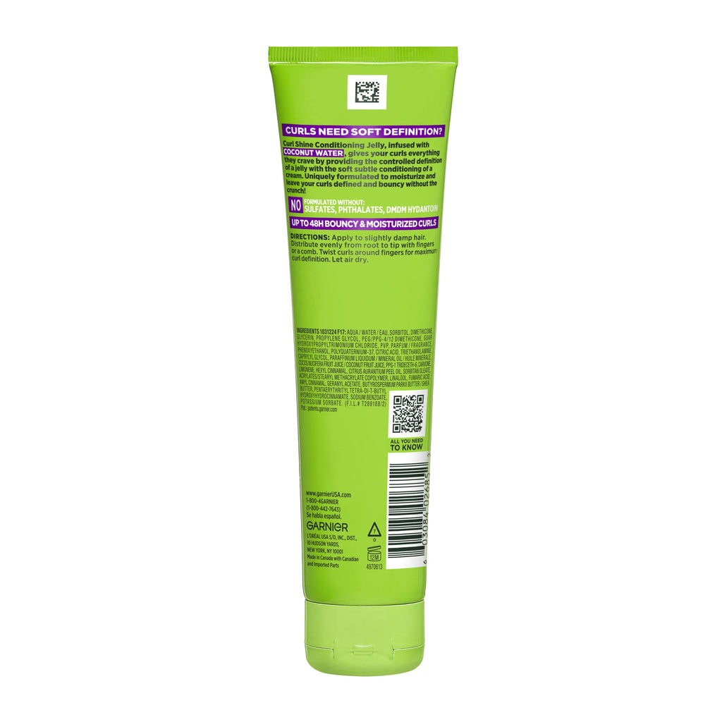 (6 pack) Garnier Fructis Style Bouncy Curls Hair Styling Gel with Shea Butter, 5.1 fl oz
