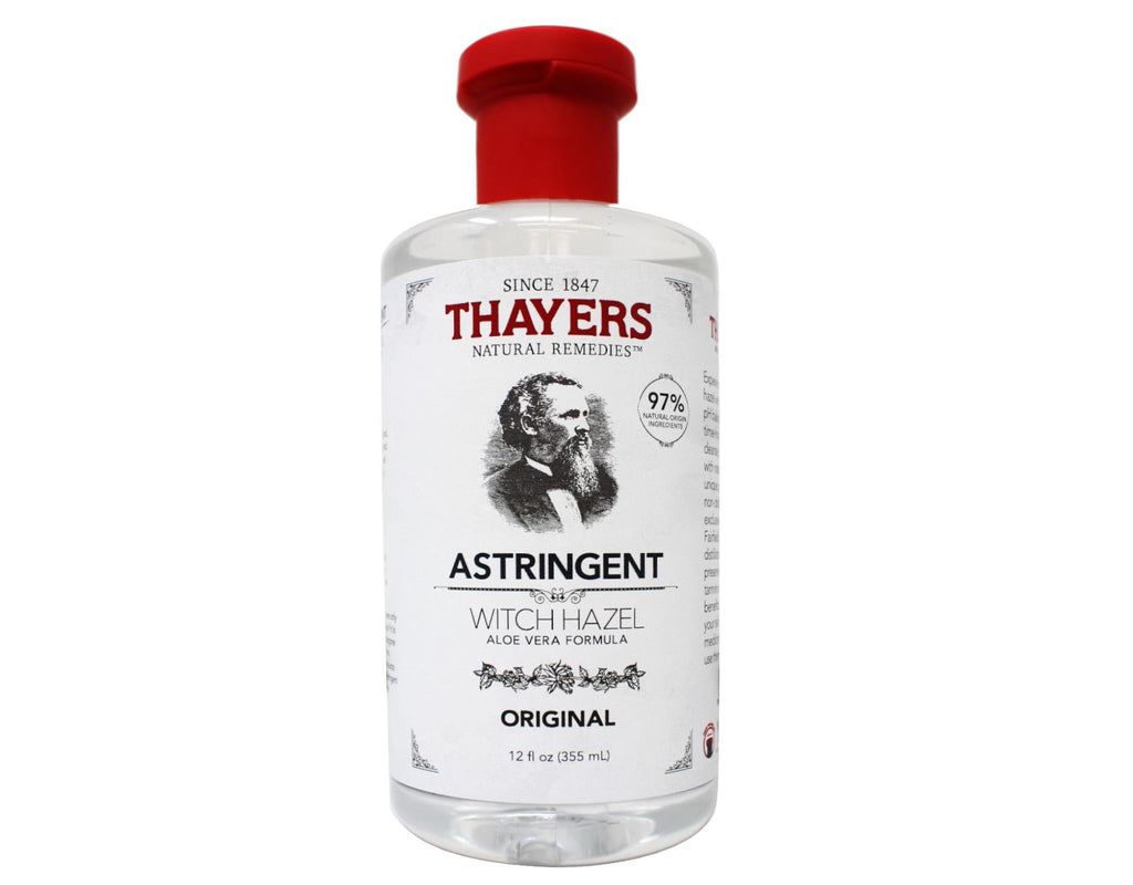 Thayers Original Witch Hazel Astringent With Aloe Vera, 12 Ounce - 4 Pack