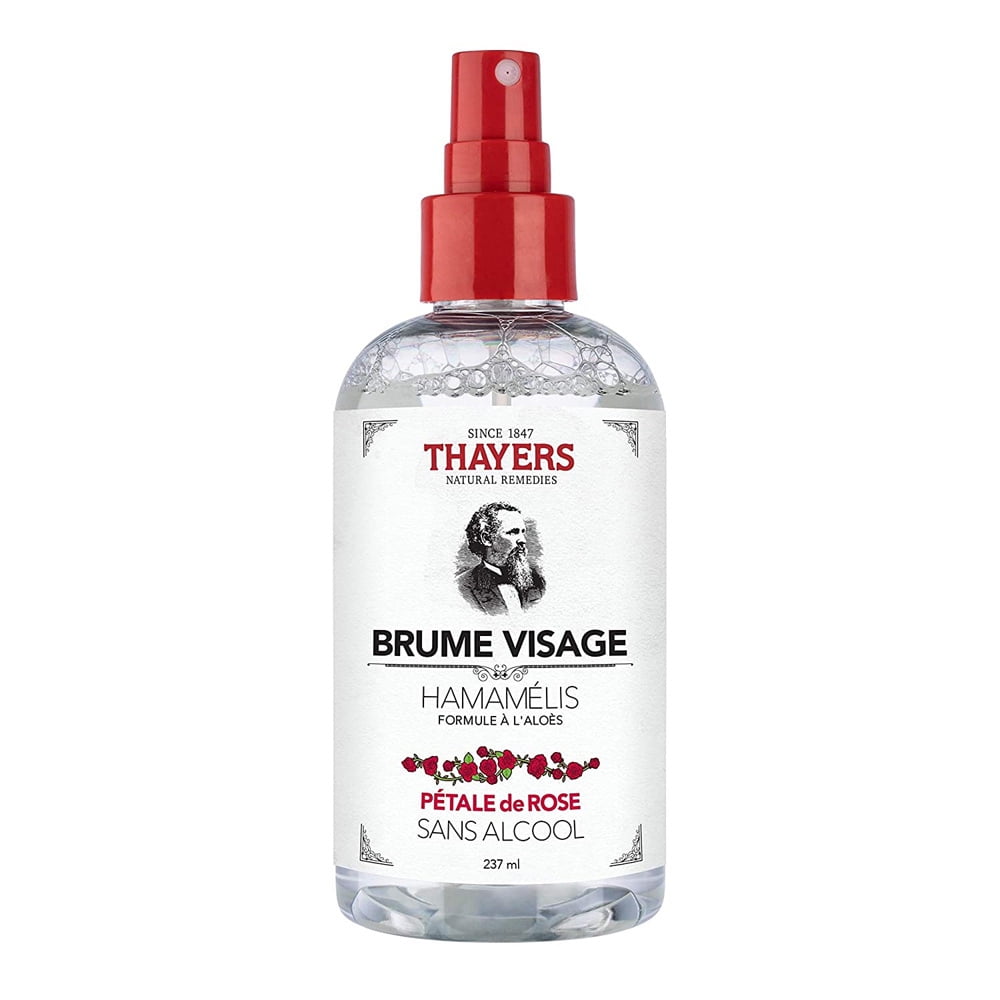 Thayers Witch Hazel Alcohol Free Rose Petal Facial Mist Toner, Rose, 8 Oz, 6 Pack