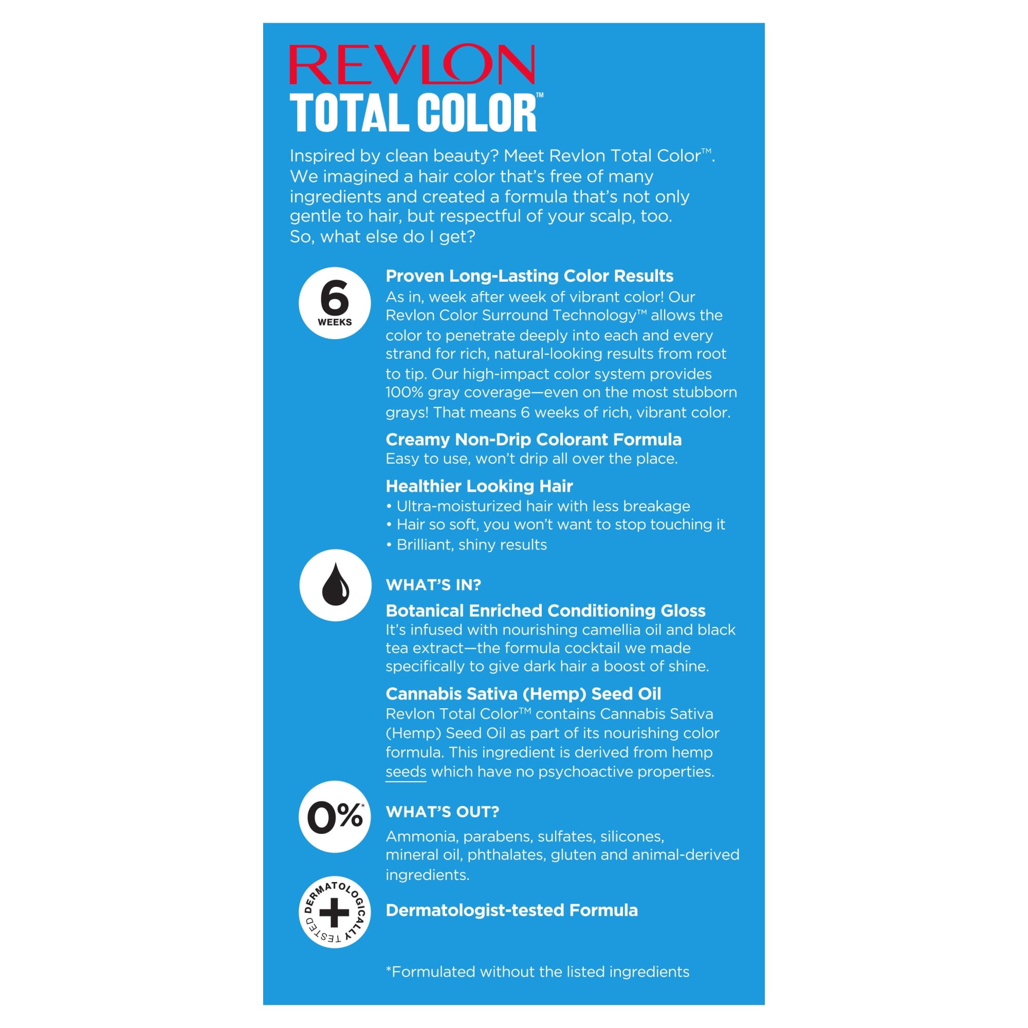 Revlon Total Color Permanent Hair Color, Clean and Vegan, 100% Gray Coverage Hair Dye, 63 Light Golden Brown, 5.94 fl oz