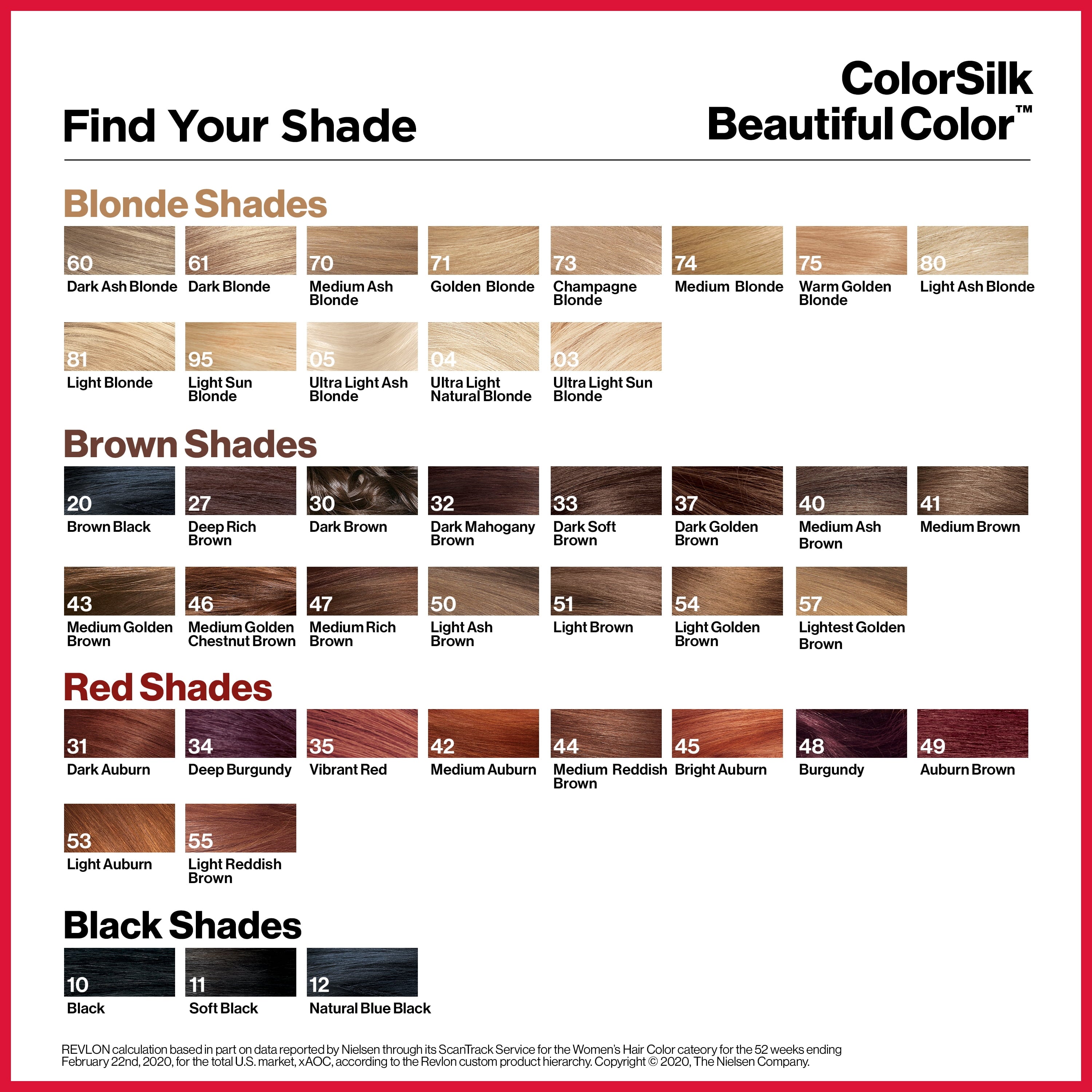 Revlon Colorsilk Beautiful Color Permanent Hair Dye, Dark Brown, At-Home Full Coverage Application Kit, 37 Dark Golden Brown, 3 Pack