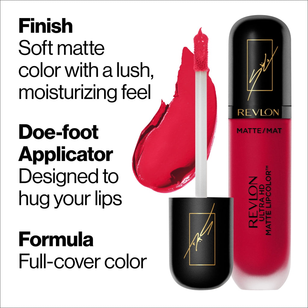 Revlon x Sofia Carson Ultra HD Matte Lipcolor Moisturizing Lipstick - Wish