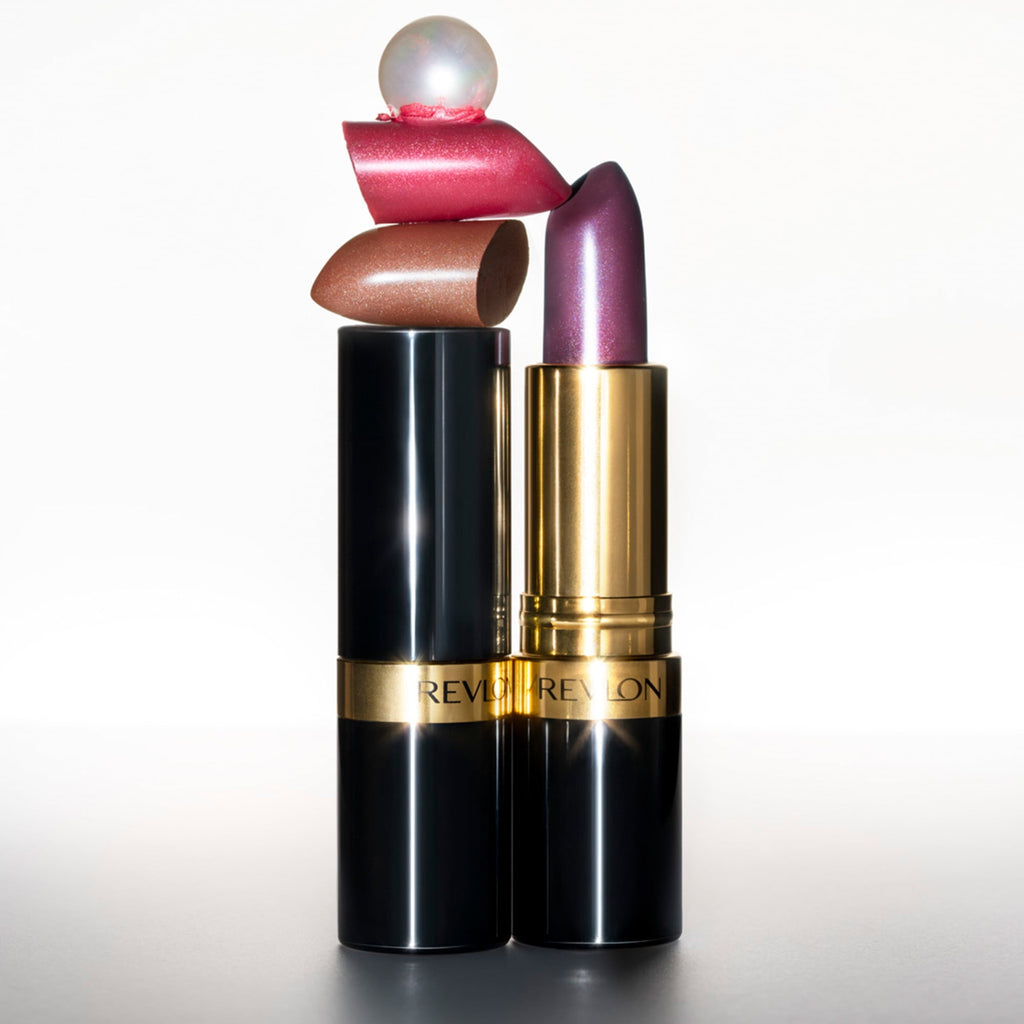 Revlon Super Lustrous Lipstick with Vitamin E and Avocado Oil, Amethyst Shell, 0.15 oz